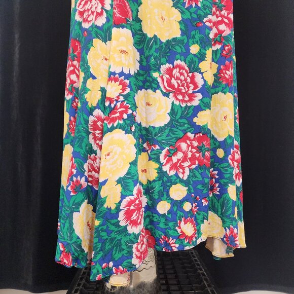 Vintage 70's-80' Handmade Floral Dress 1/2 Sleeve Grandma Special. 40" Chest - Picture 4 of 12